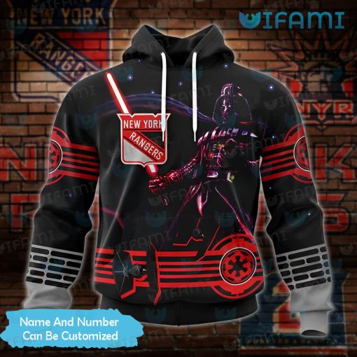 NY Rangers Hoodie Mens Darth Vader Personalized New York Rangers Gift