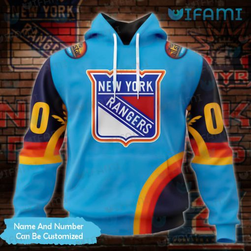 NYR Hoodie 3D All-Star Game Atlantic Ocean Custom New York Rangers Gift