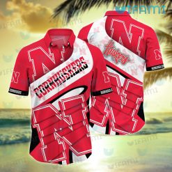Nebraska Hawaiian Shirt Big Logo Nebraska Cornhuskers Gift