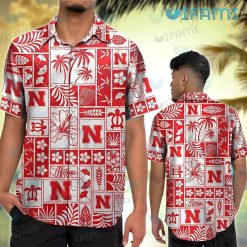 Nebraska Hawaiian Shirt Tropical Design Nebraska Cornhuskers Present