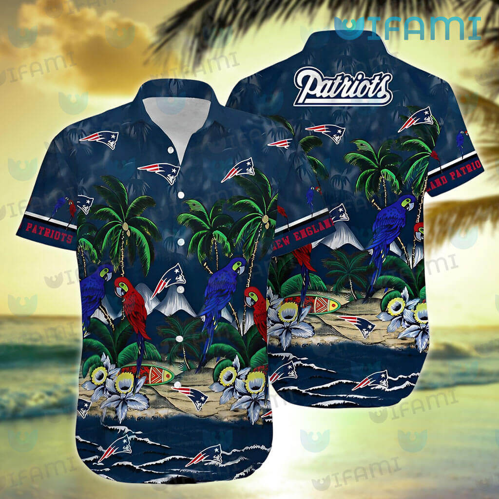 Patriots Hawaiian Shirt Cheering Chic Best Patriots Gifts For Him -  Personalized Gifts: Family, Sports, Occasions, Trending