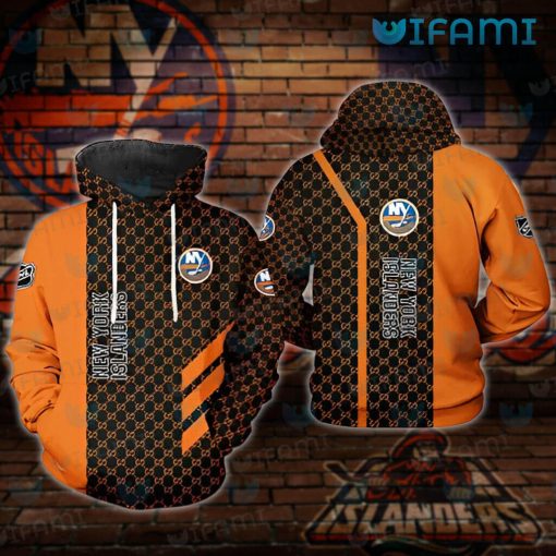 New York Islanders Hoodie 3D Gucci Pattern NY Islanders Gift