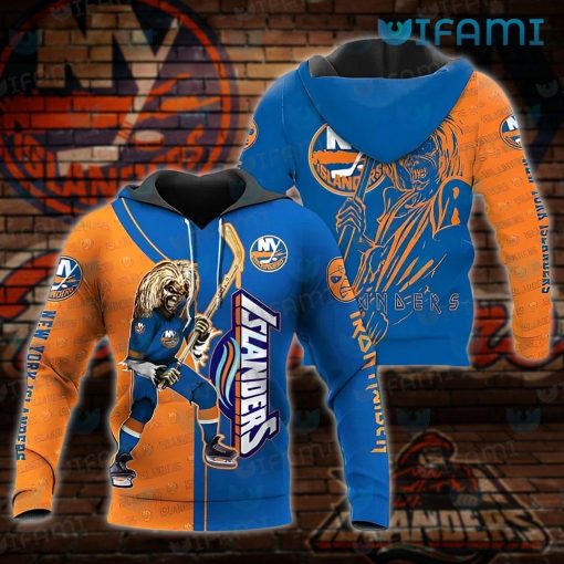 New York Islanders Hoodie 3D Iron Maiden NY Islanders Gift