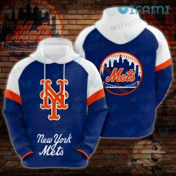 New York Mets Hoodie 3D Big Logo Mets Gift