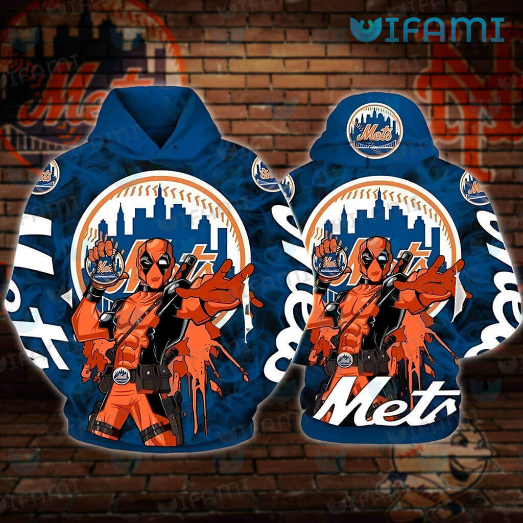 New York Mets MLB Camo Team 3D Printed Hoodie/Zipper Hoodie