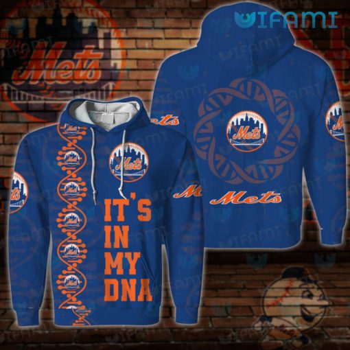 New York Mets Hoodie 3D It’s In My DNA Best Gifts For Mets Fans