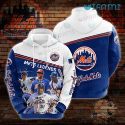 New York Mets Hoodie 3D Legends Signature Mets Gift