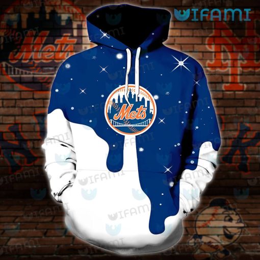 New York Mets Hoodie 3D Melting Pattern Mets Gift