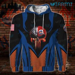 New York Mets Hoodie 3D Punisher Skull USA Flag Best Mets Present