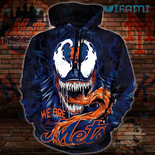 New York Mets Hoodie 3D Venom We Are Mets Gift