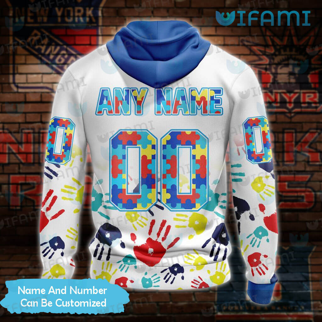 Custom Name And Number NHL New York Rangers Sweatshirt Hoodie 3D