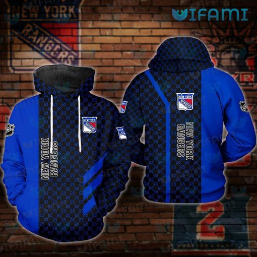 New York Rangers Hoodie 3D Gucci Pattern New York Rangers Gift