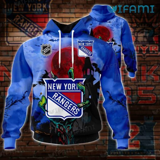 New York Rangers Hoodie 3D Halloween Night New York Rangers Gift