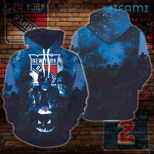 New York Rangers Hoodie 3D Jason Freddy Michael New York Rangers Gift