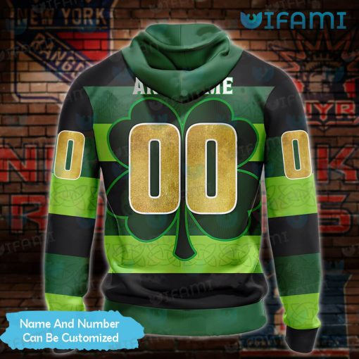 New York Rangers Hoodie 3D St.Patrick’s Day Design Custom New York Rangers Gift