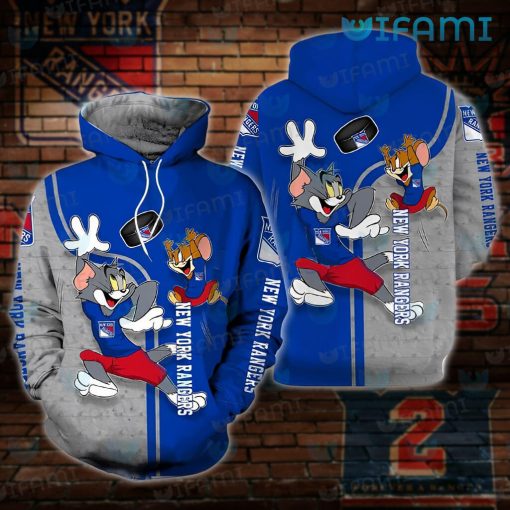 New York Rangers Hoodie 3D Tom Jerry New York Rangers Gift