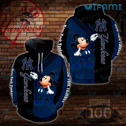 New York Yankees Hoodie 3D Mickey Mouse Yankees Gift
