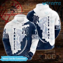 New York Yankees Hoodie Mens Baseball Stitches Logo Custom Yankees Gift