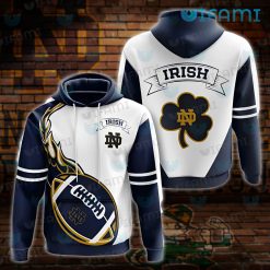 Notre Dame Hoodie Mens Football On Fire New Notre Dame Football Gifts