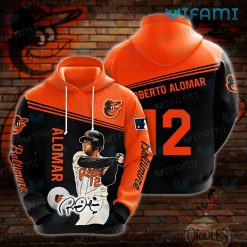 Orioles Hoodie 3D Roberto Alomar 12 Signature Baltimore Orioles Gift