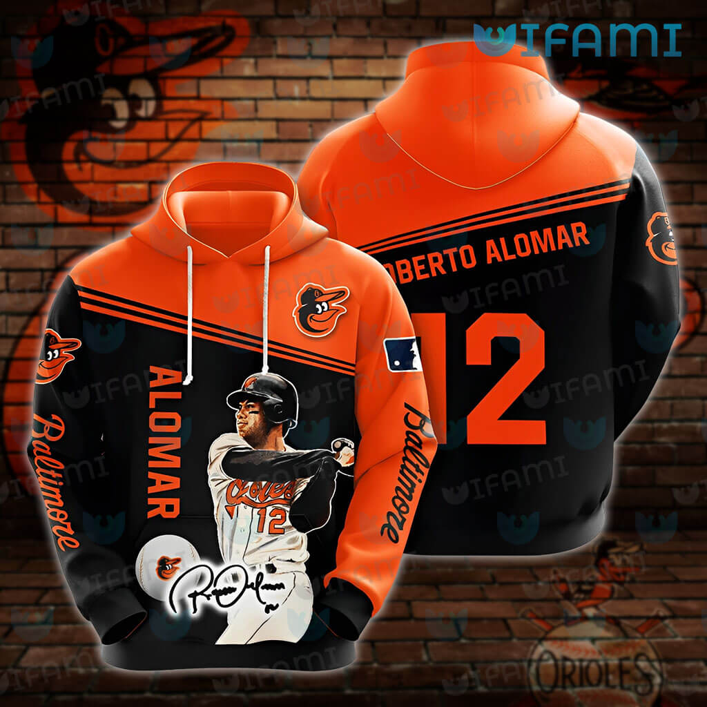 Orioles Hoodie 3D Roberto Alomar 12 Signature Baltimore Orioles Gift -  Personalized Gifts: Family, Sports, Occasions, Trending