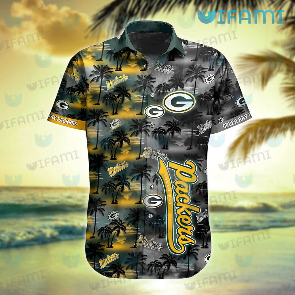 Green Bay Packers Casual Green Hawaiian Shorts Gift For Fans