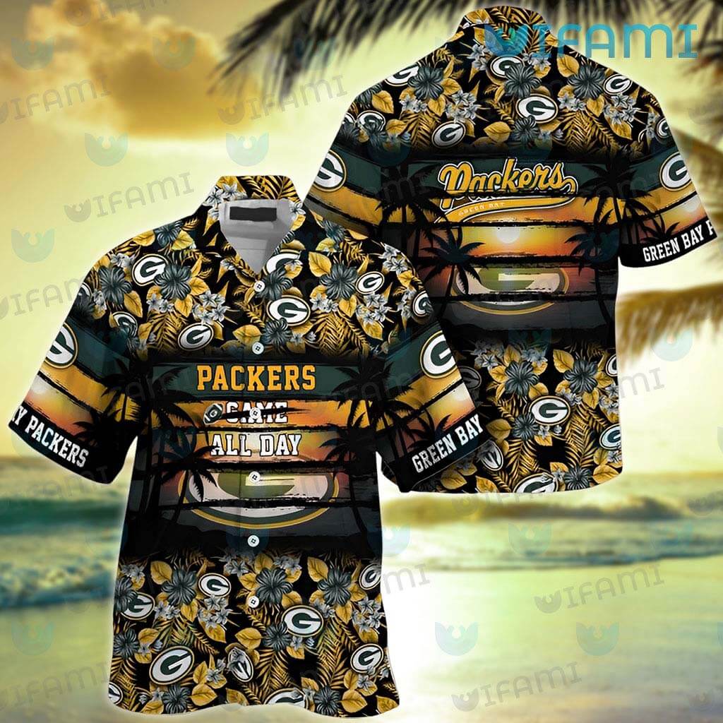 Green Bay Packers Hawaiian Shirt Sporty Swag Green Bay Gifts