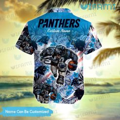 Panthers Hawaiian Shirt Personalized Carolina Panthers Present Back