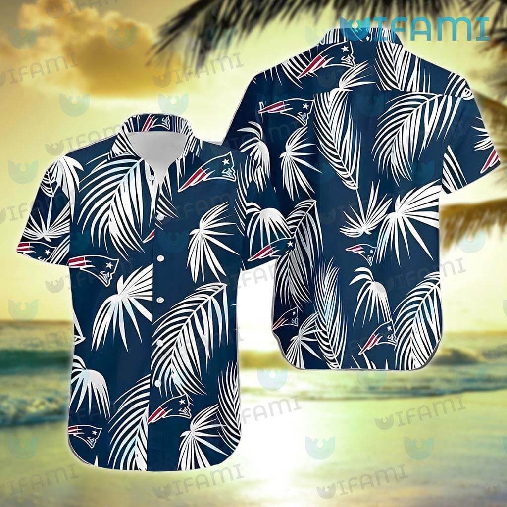 New England Patriots Tropical Palm Tree Hawaii Shirt, Shorts