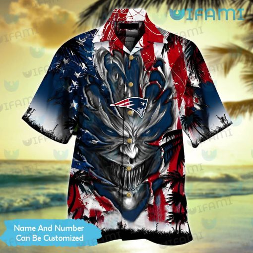 Patriots Hawaiian Shirt Game Time Gear Personalized Patriots Gift