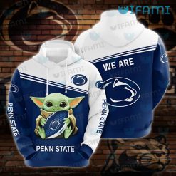 Penn State Football Hoodie 3D Baby Yoda Penn State Gift