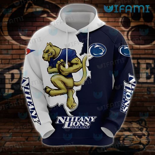 Penn State Hoodie 3D Broken Mascot Penn State Gift