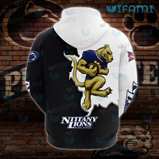 Penn State Hoodie 3D Broken Mascot Penn State Gift