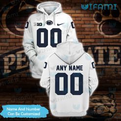 Penn State Nike Hoodie 3D White Logo Custom Penn State Gift