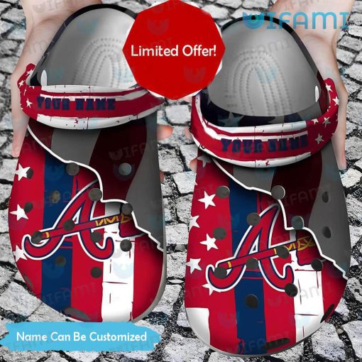 Personalized Braves Crocs Team Spirit Sole Atlanta Braves Gift