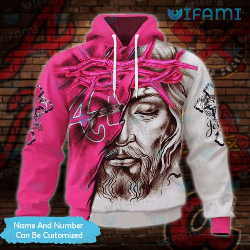 Personalized Braves Hoodie 3D Jesus Atlanta Braves Gift