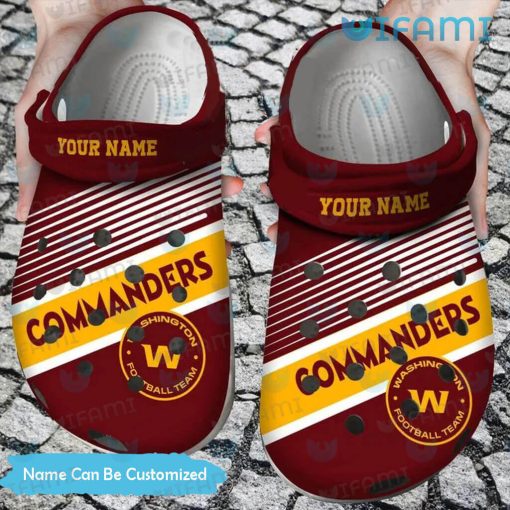 Personalized Commanders Crocs Astonishing Washington Commanders Gifts