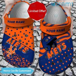 Personalized Name Mets Crocs Bold Team Pride NY Mets Gift
