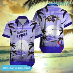 Personalized Ravens Hawaiian Shirt Selected Baltimore Ravens Gift