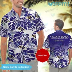 Personalized Ravens Hawaiian Shirt Unexpected Baltimore Ravens Gift Ideas