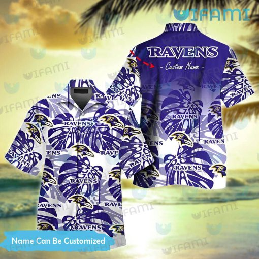 Personalized Ravens Hawaiian Shirt Unexpected Baltimore Ravens Gift Ideas