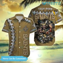 Personalized Saints Hawaiian Shirt Inspiring New Orleans Saints Gifts For Him