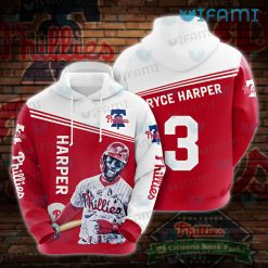 Philadelphia Phillies Hoodie 3D Bryce Harper 3 Phillies Gift