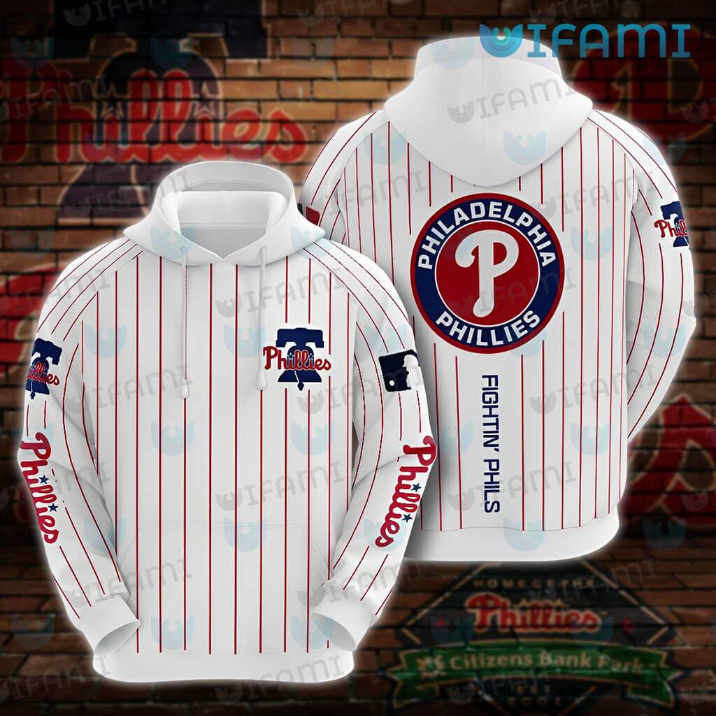 Custom Phillies Hoodie 3D Stitches Stripe Pattern Philadelphia Phillies  Gift - Personalized Gifts: Family, Sports, Occasions, Trending