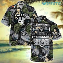 Raiders Aloha Shirt Fan Frenzy Unique Raiders Gifts