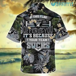 Raiders Aloha Shirt Fan Frenzy Unique Raiders Present Back