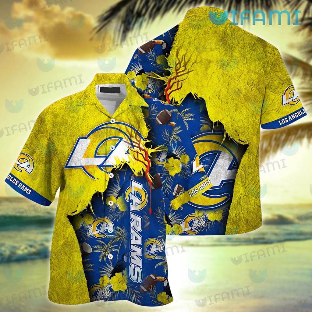 Los Angeles Rams Hawaiian Shirt NFL Football Personalized Hawaiian