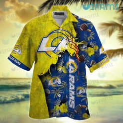 Rams Hawaiian Shirt Jesus Christ LA Rams Present Front