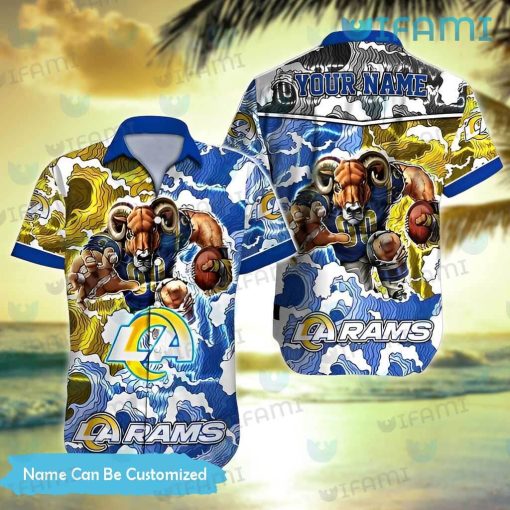 Rams Hawaiian Shirt Personalized LA Rams Gift