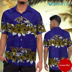 Custom Ravens Hawaiian Shirt Spectacular Baltimore Ravens Gifts For Him